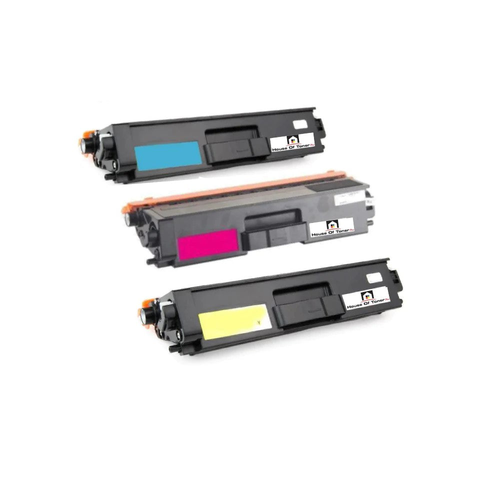 Compatible Toner Cartridge Replacement For BROTHER TN336C, TN336M, TN336Y (TN-336C, TN-336M, TN-336Y) High Yield Cyan, Magenta, Yellow (3-Pack)