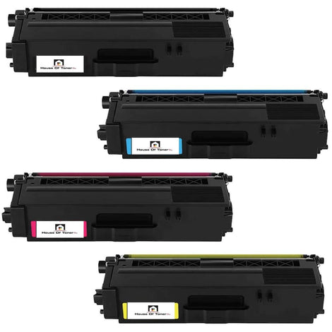 Compatible Toner Cartridge Replacement for BROTHER TN339C; TN339M; TN339Y; TN339BK (TN-339C; TN-339M; TN-339Y; TN-339BK) Super High Yield Cyan, Yellow, Magenta, Black (4-Pack)