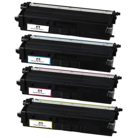 Compatible Toner Cartridge Replacement for BROTHER TN439C; TN439Y; TN439M; TN439BK (TN-439C, TN-439M, TN-439Y; TN-439BK) Ultra High Yield Cyan; Magenta; Yellow; Black (4-Pack)