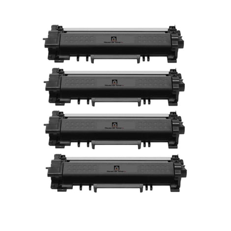 Compatible Toner Cartridge Replacement for BROTHER TN760 (TN-760) High Yield Black (4-Pack)