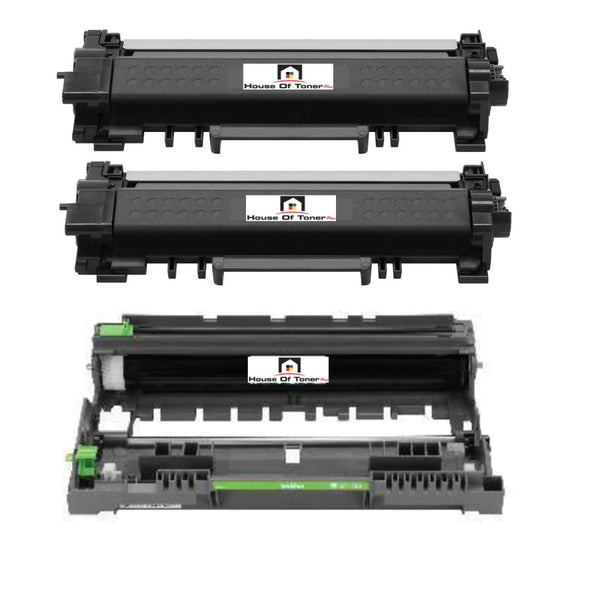 Toner Bank Compatible Toner Cartridge & Drum Unit for Brother TN-760 DR-730  Printer Replacement Kit Toner Ink (4 x TN760 Toner + 1 x DR730 Drum Unit)