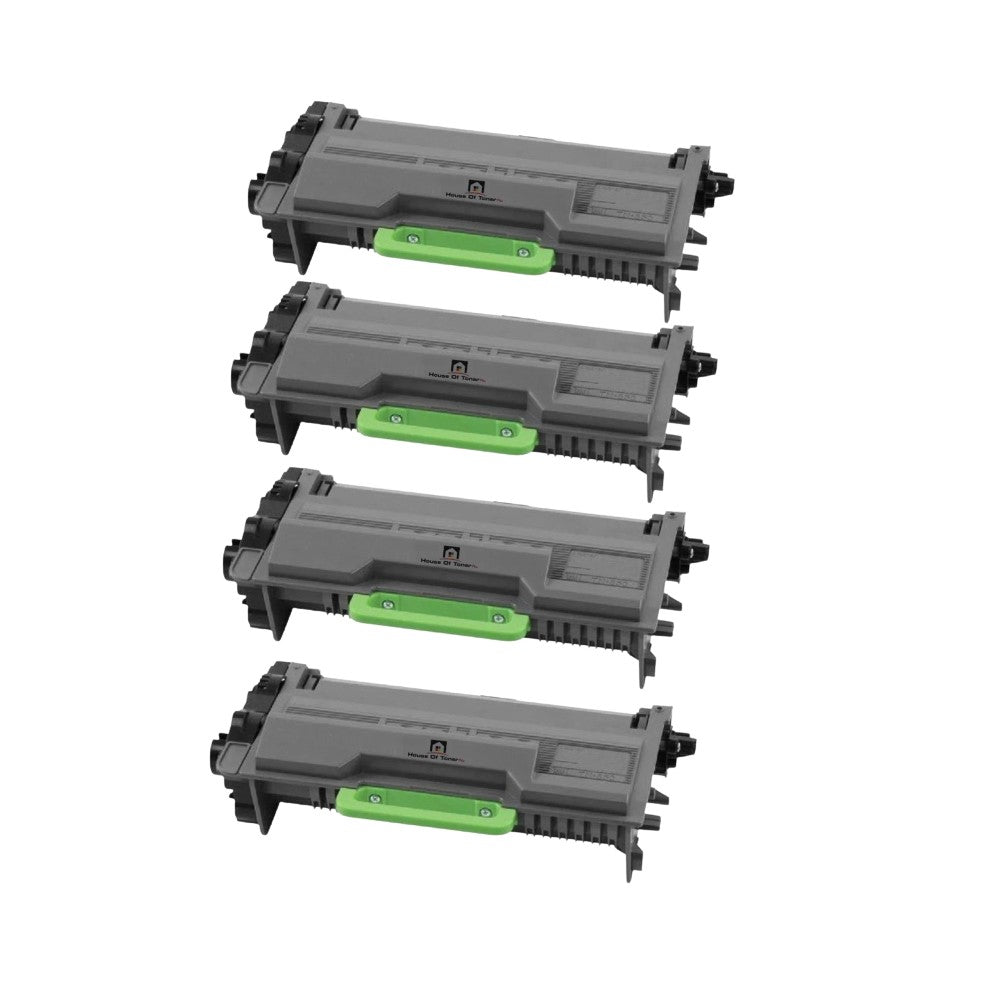 Compatible Toner Cartridge Replacement for BROTHER TN880 (TN-880) Super High Yield Black (4-Pack)