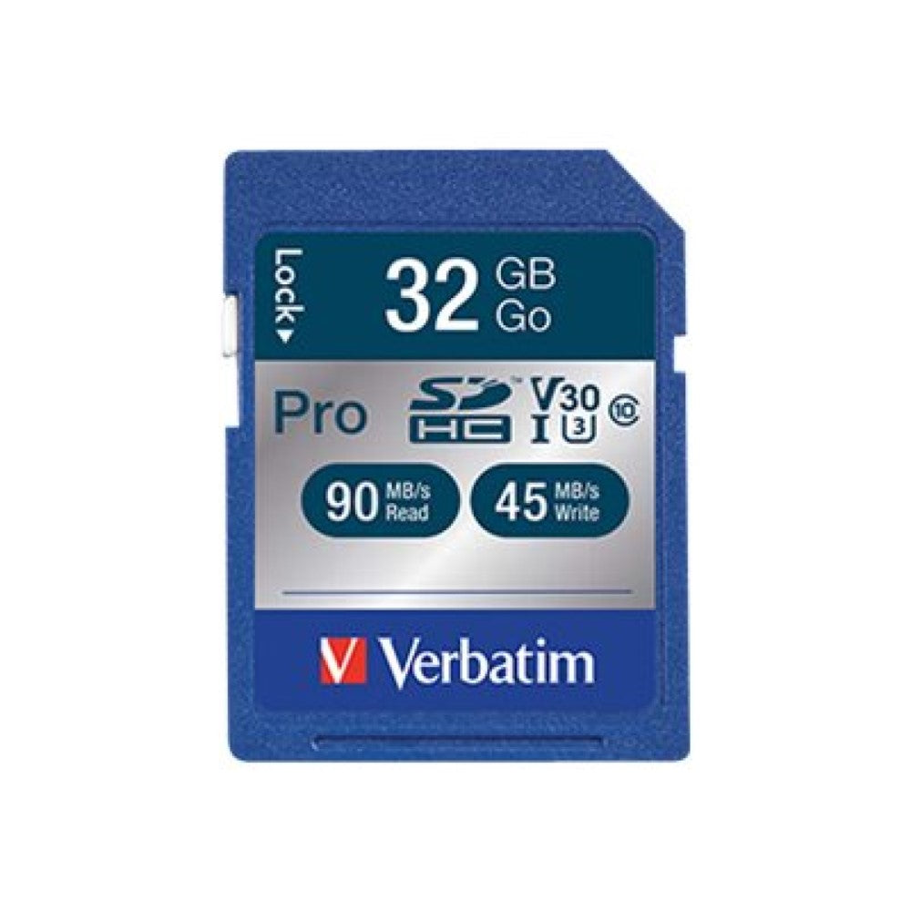 VER98047 VERBATIM Pro 600X SDHC 32GB CLASS10 MEMORY CARD
