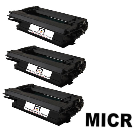 Compatible Toner Cartridge Replacement For HP W1470A (HP 147A) Black (10.5K YLD) W/Micr (3-Pack)
