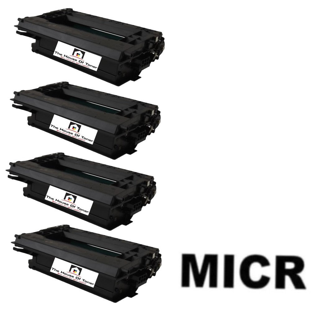 Compatible Toner Cartridge Replacement For HP W1470A (HP 147A) Black (10.5K YLD) W/Micr (4-Pack)
