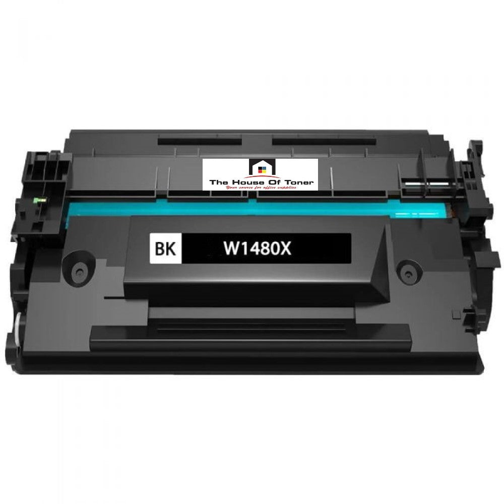 Compatible Toner Cartridge Replacement for HP W1480X (148X) High Yield Black (9.5K) W/New Chip